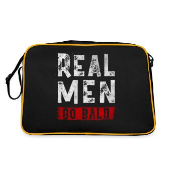 Being Bald Bald Guy With A Beard Bald Dad - Retro Bag - black/gold - Back