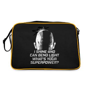 Being Bald Bald Guy With A Beard Bald Dad - Retro Bag - black/gold - Back