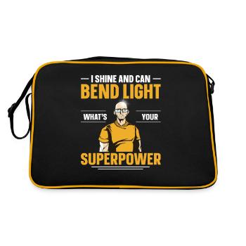 Being Bald Bald Guy With A Beard Bald Dad - Retro Bag - black/gold - Back