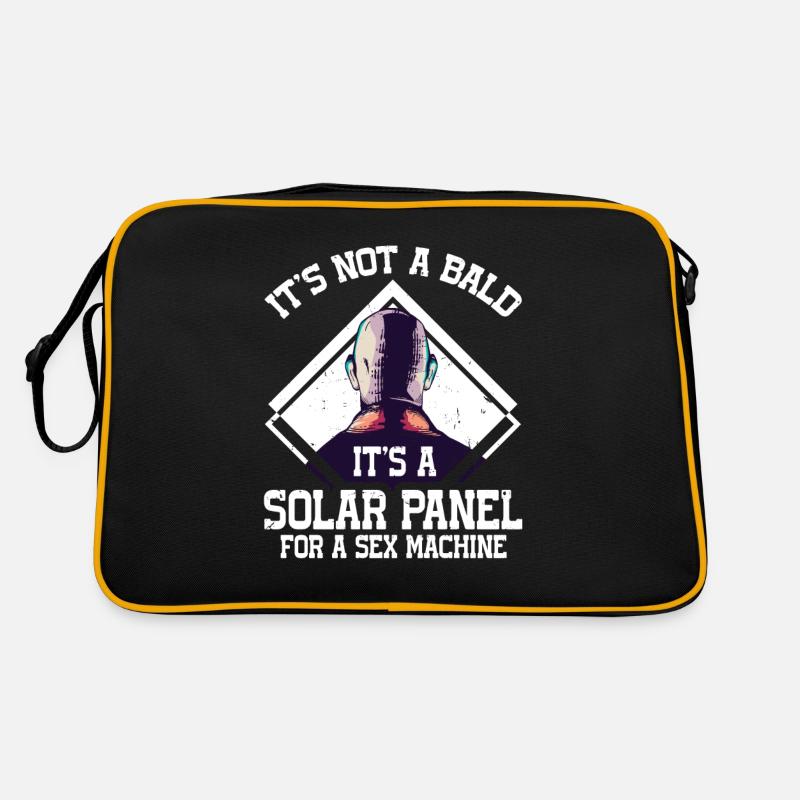 Being Bald Bald Guy With A Beard Bald Dad Retro Tasche