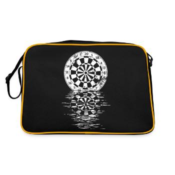 Fléchettes Sport Club, Jeu de fléchettes, Fléchettes Arrow Sport - Sac Retro - noir/or - Dos