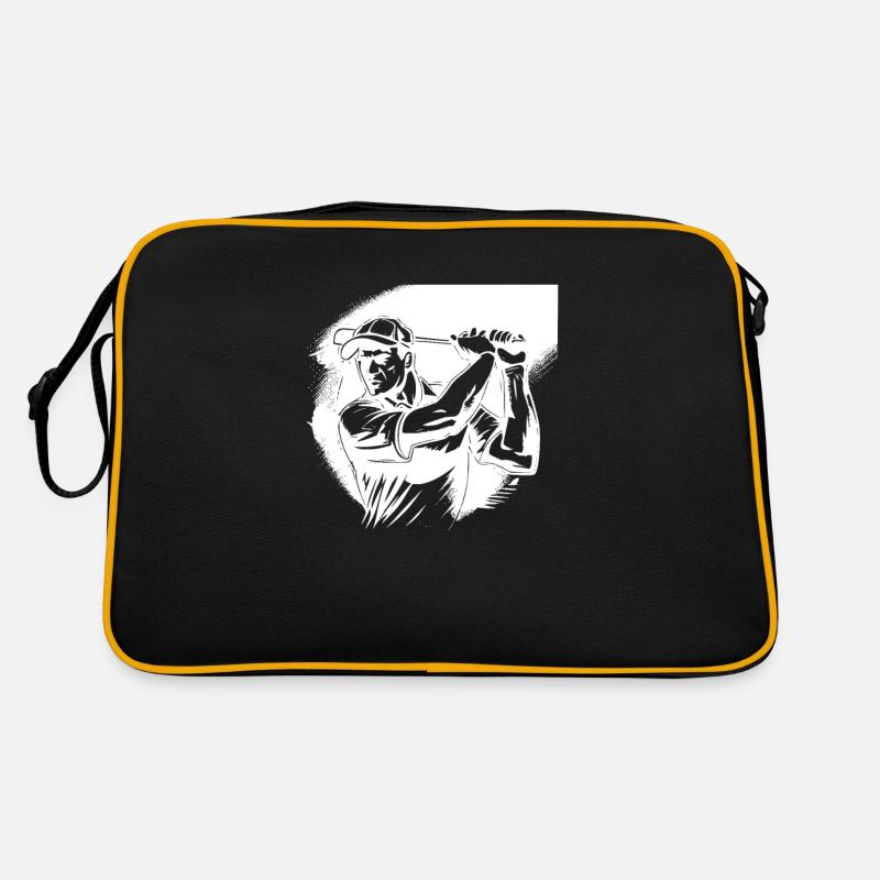 Golf Golfer Retro Tasche
