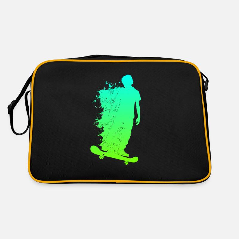 Skating skateboarders Retro Bag