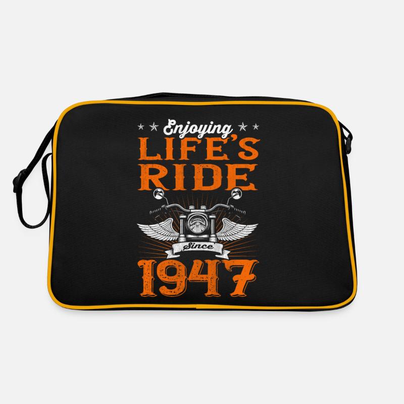 Enjoying Life's Ride Since 1947 Motorcycle 76th Retro Tasche