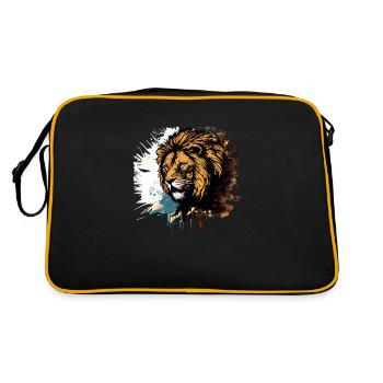 Lion - Sac Retro - noir/or - Dos