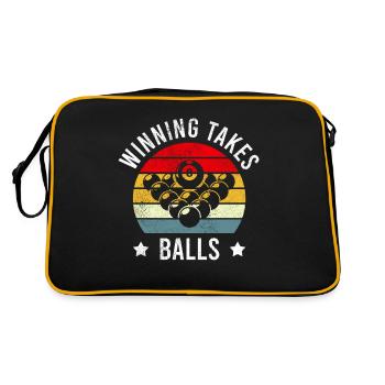 Billiard Pool Billiards Snooker Club Club Billiards - Retro Bag - black/gold - Back