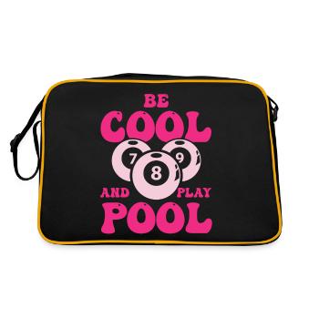 Billiard Pool Billiards Snooker Club Club Billiards - Retro Bag - black/gold - Back