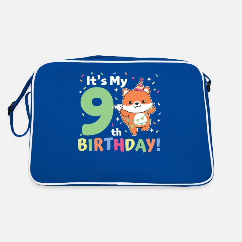Fox pour ses 9 ans Enfants de neuf ans Sac Retro