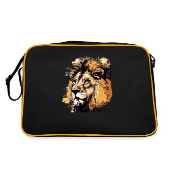 Lion - Sac Retro - noir/or - Dos