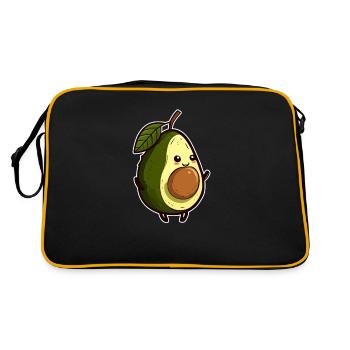 Avocado - Retro Bag - black/gold - Back