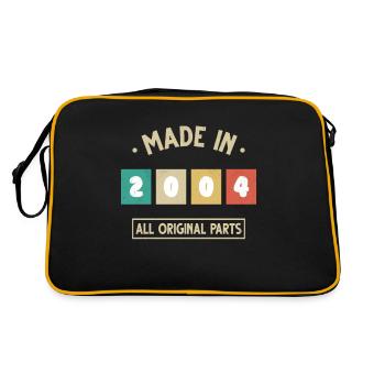 Original 2004 Vintage Anniversaire Humour - Sac Retro - noir/or - Dos