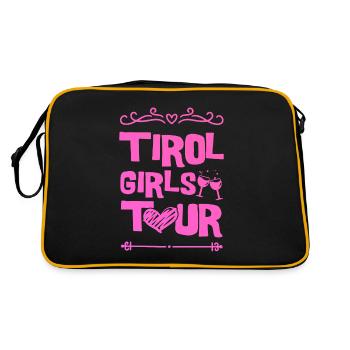 Tirol Party Team - Retro Bag - black/gold - Back