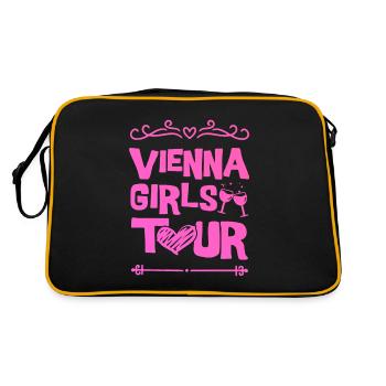 Vienna Party Team Wien - Sac Retro - noir/or - Dos