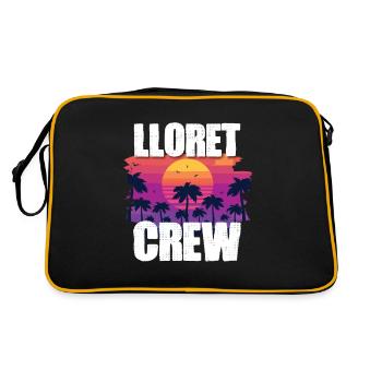 Lloret De Mar Holidays - Retro Bag - black/gold - Back