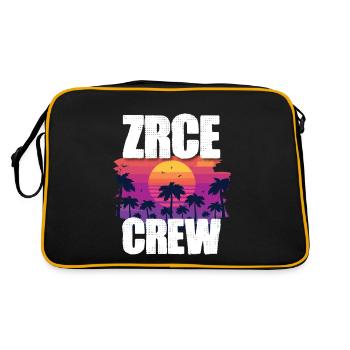 Tourisme Zrce - Sac Retro - noir/or - Dos