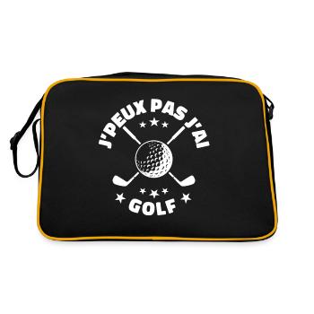 J'peux pas j'ai golf | GOLF SPORT - Sac Retro - noir/or - Dos