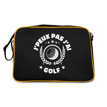 J'peux Pas J'ai Golf - Sac Retro - noir/or - Dos
