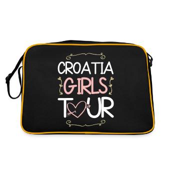 Tournée des filles en Croatie - Sac Retro - noir/or - Dos