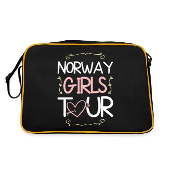 Tournée des filles de Norvège - Sac Retro - noir/or - Dos