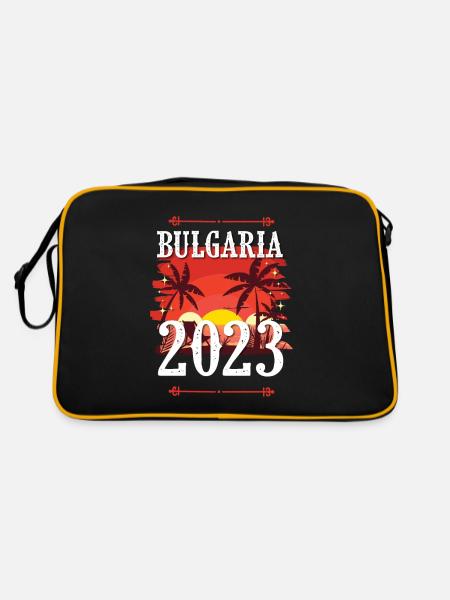 Bulgaria 2023 - Retro Bag - black/gold - Back