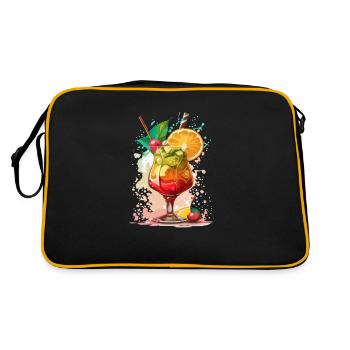 Cocktail - Sac Retro - noir/or - Dos