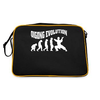 Qi-Gong Chigong Méditation Thaï-Chi Evolution - Sac Retro - noir/or - Dos