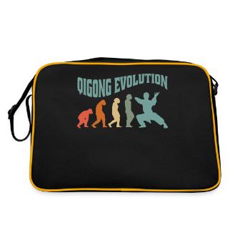 Qi-Gong Chigong Méditation Thaï-Chi Evolution - Sac Retro - noir/or - Dos