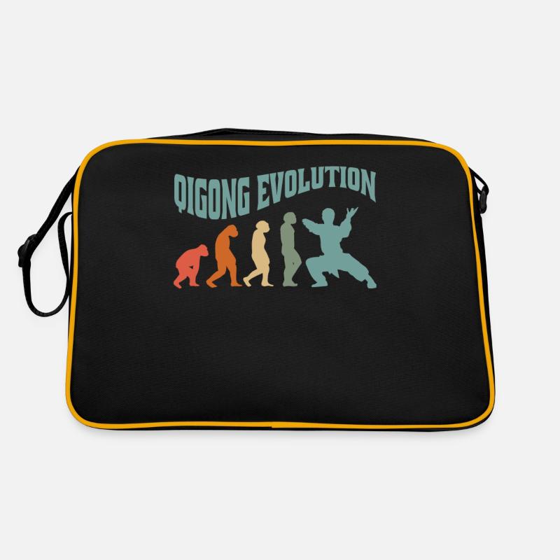 Qi-Gong Chigong Meditation Thai-Chi Evolution Retro Tasche
