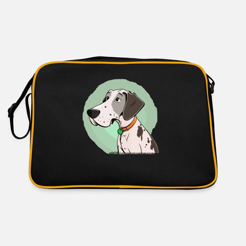 Chien dans le style comique Sac Retro