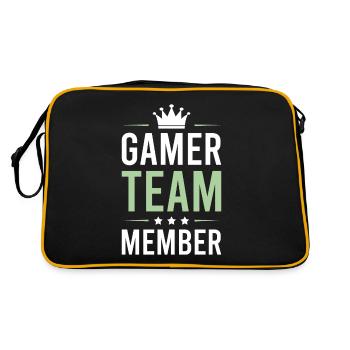 Équipe de joueurs - Sac Retro - noir/or - Dos