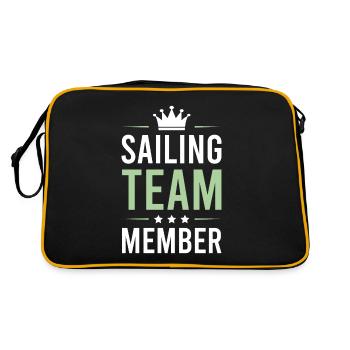 Équipe de voile - Sac Retro - noir/or - Dos