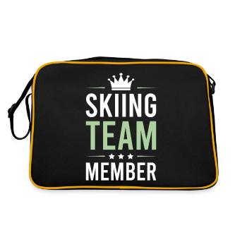 Skiing Team - Retro Bag - black/gold - Back