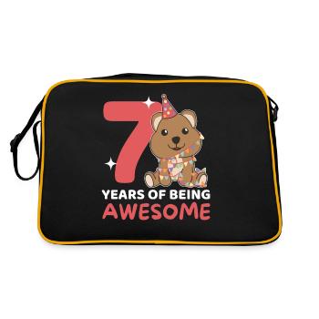 Quokka pour les enfants de 7 ans - Sac Retro - noir/or - Dos