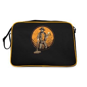 Les détecteurs Sondler sondent la bière vintage - Sac Retro - noir/or - Dos