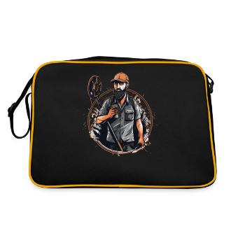 Détecteurs Sondler Sondeln Funny Coffee - Sac Retro - noir/or - Dos