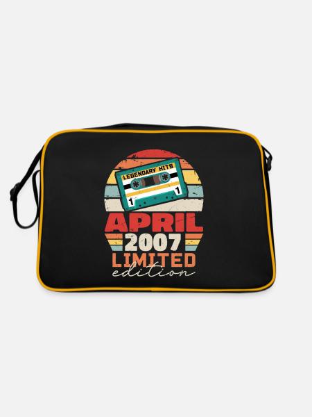 April 2007 Vintage Anniversary Retro Gift, 2007 - Retro Bag - black/gold - Back