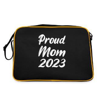 Maman fière 2023 - Sac Retro - noir/or - Dos