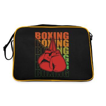 Boxen Martial Arts Boxing Box Club Boxer - Retro Bag - black/gold - Back