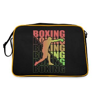 Boxen Martial Arts Boxing Box Club Boxer - Retro Bag - black/gold - Back