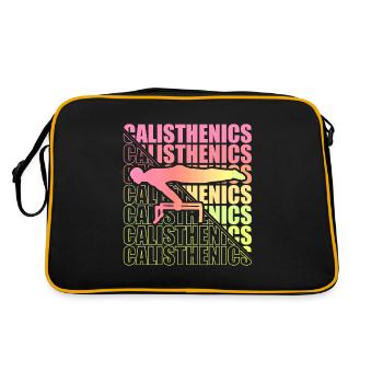 Motocross Enduro Moto Freestyle Sports extrêmes - Sac Retro - noir/or - Dos