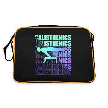 Motocross Enduro Moto Freestyle Sport Extrême - Sac Retro - noir/or - Dos