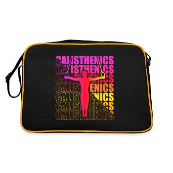 Motocross Enduro Moto Freestyle Sport Extrême - Sac Retro - noir/or - Dos