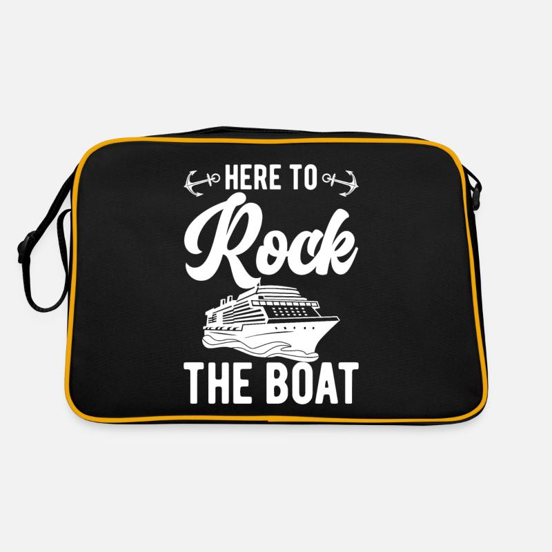 Drôle de bateau de croisière Sac Retro