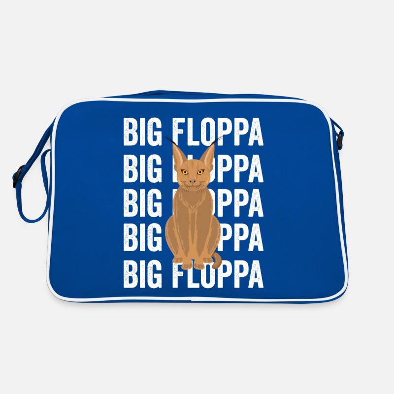 Großer Floppa Karakal Katze Meme Retro Tasche