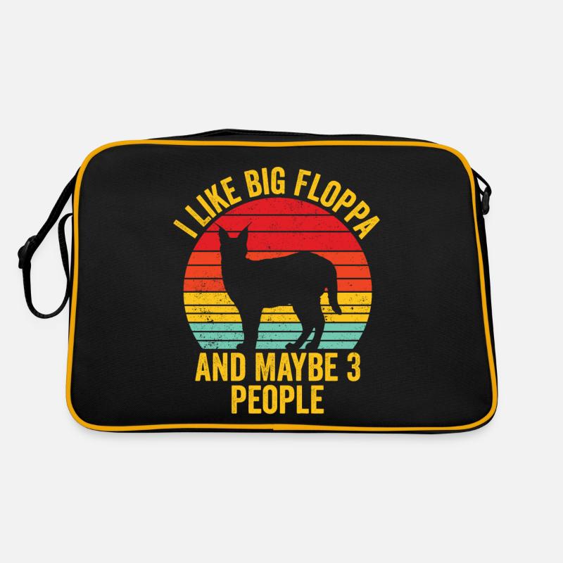 Great Floppa Caracal Retro Bag