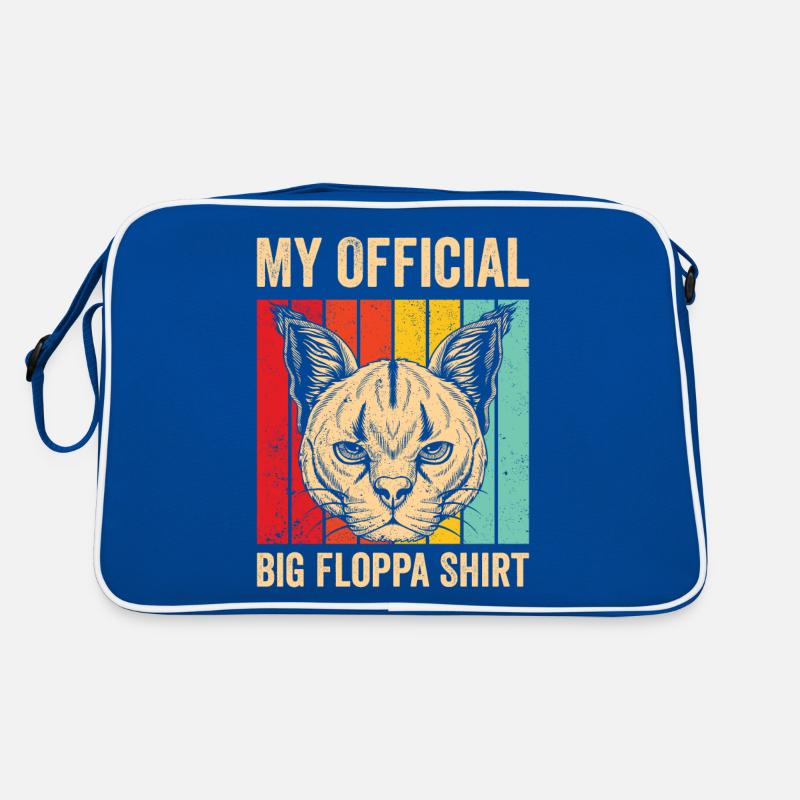 Großer Floppa Karakal Retro Retro Tasche