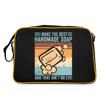 Soap production Soap manufacturer - Retro Bag - black/gold - Back