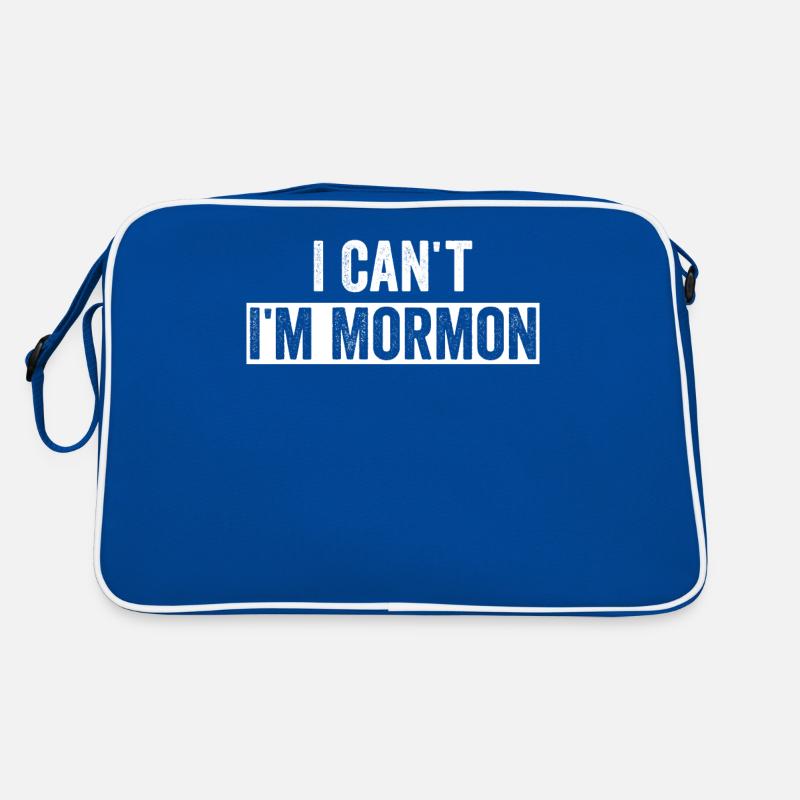 Funny Mormon missionary LDS Retro Bag