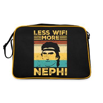Drôle de missionnaire mormon LDS Retro - Sac Retro - noir/or - Dos