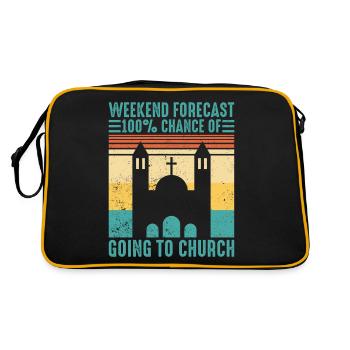 Funny Mormon - Retro Bag - black/gold - Back